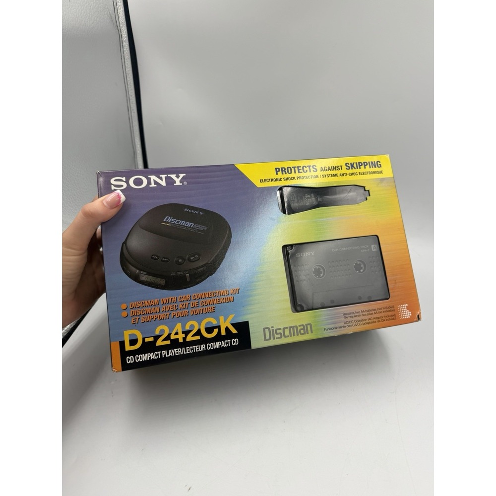 NEW IN BOX Sony D-242CK Discman ESP Portable CD Player Walkman